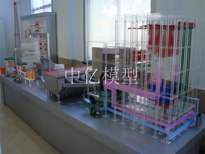 火力發電廠整體布置模型